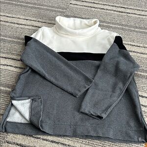 Talbots Cream Turtleneck Sweatshirt